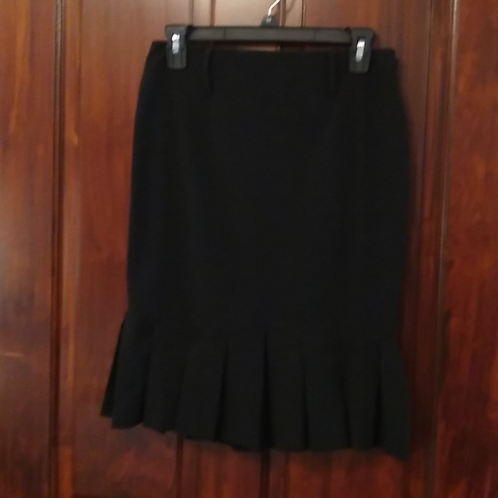 Black high waisted Tulip Style Pencil Skirt